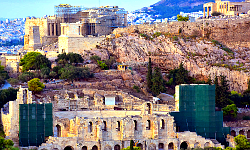 Athens, Greece: Odeon of Herodes Atticus